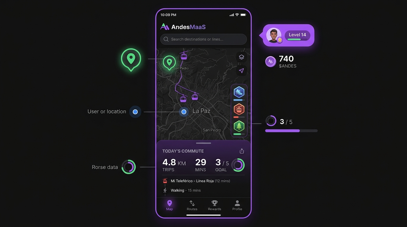 AndesMaaS 3.0 — screenshot